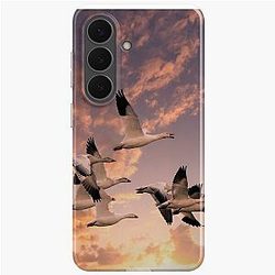 Snow Geese in Sunset Samsung Case