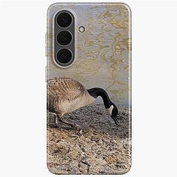 Geese Searching the Beach Samsung Galaxy Case