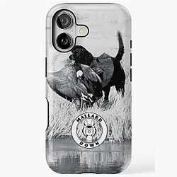 Dog hunting geese ERP Mallard Down iPhone tough case