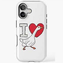 I Love Geese iPhone Tough Case