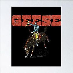 Geese Retro Poster