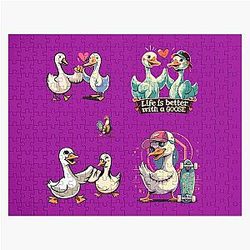 Life is Better With Geese Jigsaw Puzzle