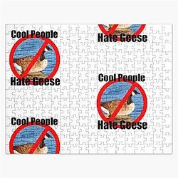 Cool People Hate Geese Jigsaw Puzzle