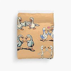Life Is Better With Geese Duvet Cover becomes
Life Is Better with a Geese Duvet Cover 

or
Life is better with geese duvet cover