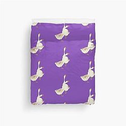 Two White Goose Duvet Cover