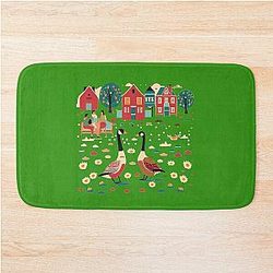 Life Is Better with Geese Bath Mat