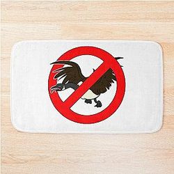 No Canadian Geese Hissing Bath Mat