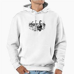 Canadian Geese Waterfowl Birds Wild Goose Lake Flock Pullover Hoodie