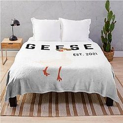 Geese Band Graphic Throw Blanket