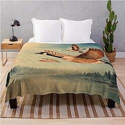 Canada Geese Throw Blanket