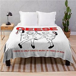 Geese, There is Only Dance Music in Times of War Throw Blanket