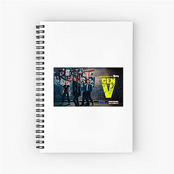 Gen V stars the talented actresses Jaz Sinclair and Lizze Broadway Gen V Notebook