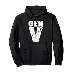 Cracked Logo Pullover Hoodie
