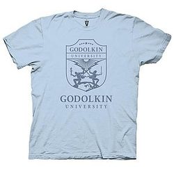Gen V Men's Short Sleeve T-Shirt Godolkin University Hero Training School Crest Logo TV Officially Licensed