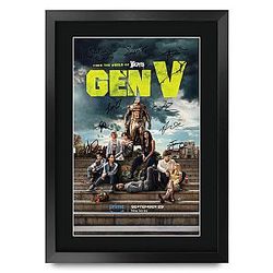 HWC Trading Gen Original Series Gifts Printed Signed Autograph Picture for TV Memorabilia Fans 16 x 12 Framed