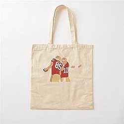 Jimmy G and George Kittle Cotton Tote Bag