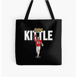 George Kittle Kittle Empire All Over Print Tote Bag