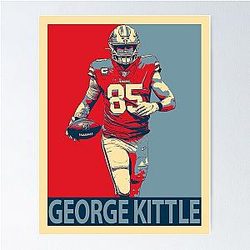 George Kittle Road to Legend Poster