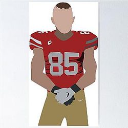 George Kittle NFL Poster