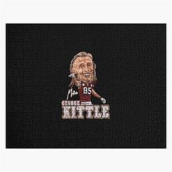George Kittle San Francisco Big Head Jigsaw Puzzle