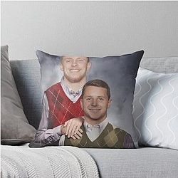 Brock Purdy George Kittle Throw Pillow