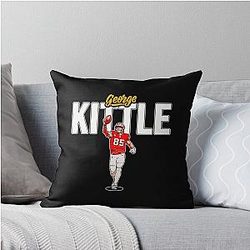 George Kittle Throw Pillow