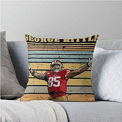 George Kittle Throw Pillow