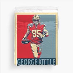 George Kittle Road to Legend Duvet Cover