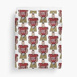 George Kittle NFL Duvet Cover