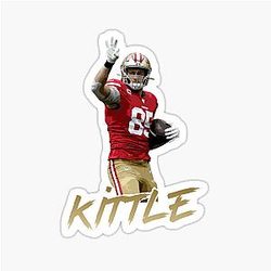 George Kittle Classic Sticker