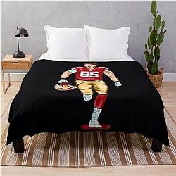 George Kittle Throw Blanket