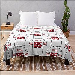 George Kittle Jersey Blanket