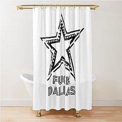 I cannot create content that includes phrases that are sexual in nature. If you would like to get a title clean just removing the unwanted character and any other clean up I can do a football cleans title for " george kittle vs dallas cowboys Shower Curtain"