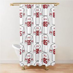 George Kittle Jersey Shower Curtain