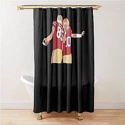 jimmy G and George Kittle Shower Curtain