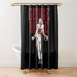 George Kittle Celebrate Touchdown 85 Shower Curtain