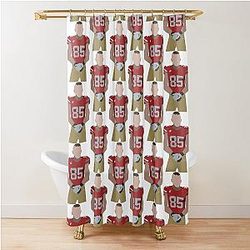George Kittle NFL Shower Curtain