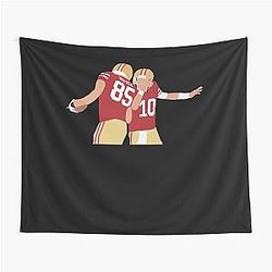 Jimmy G and George Kittle Tapestry