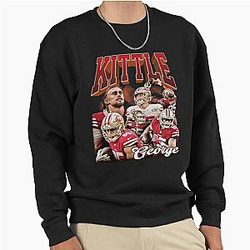 George Kittle Bootleg Vintage Pullover Sweatshirt
