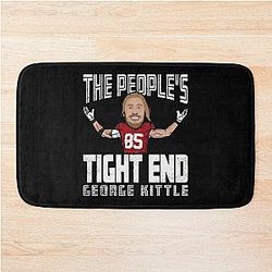 George Kittle for San Francisco 49ers Fans Essential T-Shirt Bath Mat