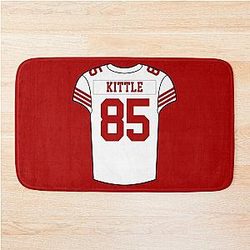 George Kittle Away Jersey Bath Matt