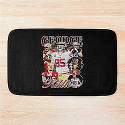 George Kittle Vintage Bootleg Bath Mat