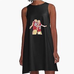 Jimmy G and George Kittle A Line Dress