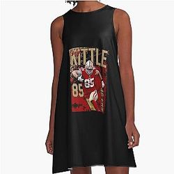 George Kittle 49ers A-Line Dress