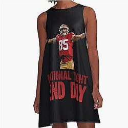 George Kittle National Tight End Day A-Line Dress