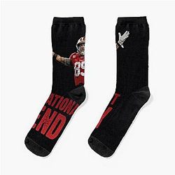 George Kittle National Tight End Day Socks