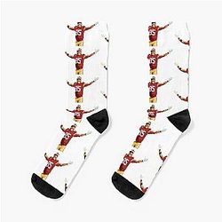 George Kittle - 85 - Celebration Socks