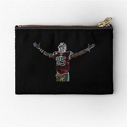 Neon George Kittle 85 Celebration Zipper Pouch