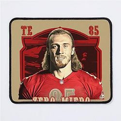 George Kittle 85 Zero Fear Mouse pad