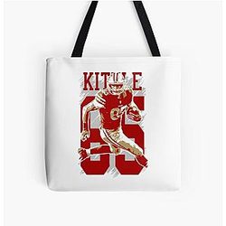 George Kittle by Dollstudios Design All Over Print Tote Bag